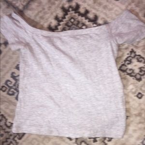 Forever 21 grey croptop